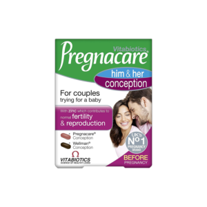 اقراص فيتابيوتكس بريجناكير كونسبشن له ولها - Vitabiotics Pregnacare Conception Tablets for Him and Her