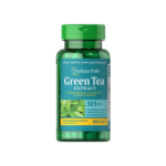 كبسولات الشاي الاخضر للتخسيس وحرق الدهون من بيورتان برايد الأمريكية - Green Tea extract Puritan’s Pride تركيز 315 جم / 100 كبسولة