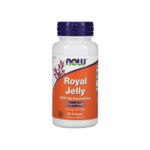 كبسولات رويال جيلي غذاء ملكات النحل من شركة ناو فودز - 60 كبسولة/تركيز 1000مجم - Now Foods Royal Jelly Capsules - 60 Capsules/1000 mg