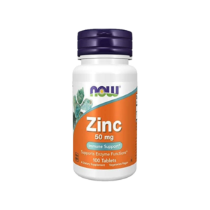 كبسولات زنك للمناعة من شركة ناو فودز - 100 كبسولة/تركيز 50مجم - Now Foods Zinc Immune Support 50mg 100 Capsules