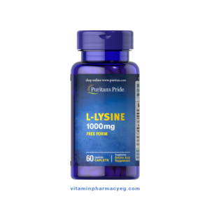 إل ليسين من بيورتان برايد 1000 مجم 60 كبسولة سريعة الامتصاص - Puritan's Pride L-Lysine 1000 mg 60 Rapid Absorption Capsules