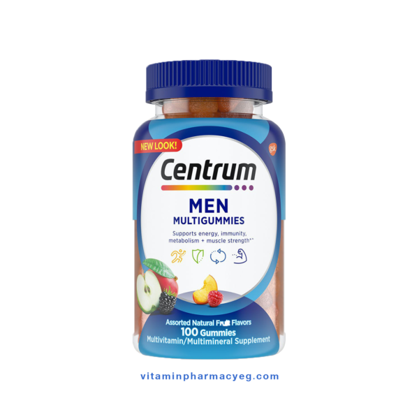 سنتروم مضغ بطعم الفواكهة للرجال 170قطعة - Centrum Men Fruit Flavour Chewables 170 Count